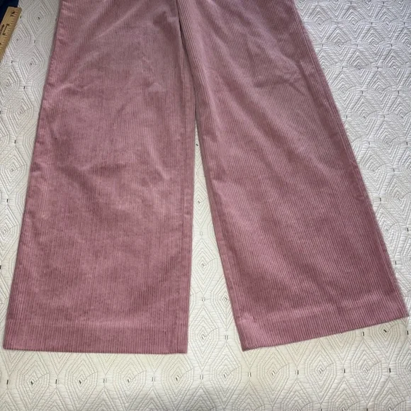 Boden Belgravia wide Leg Corduroy Pants In Blushing Rose Size 6 - Picture 10 of 16